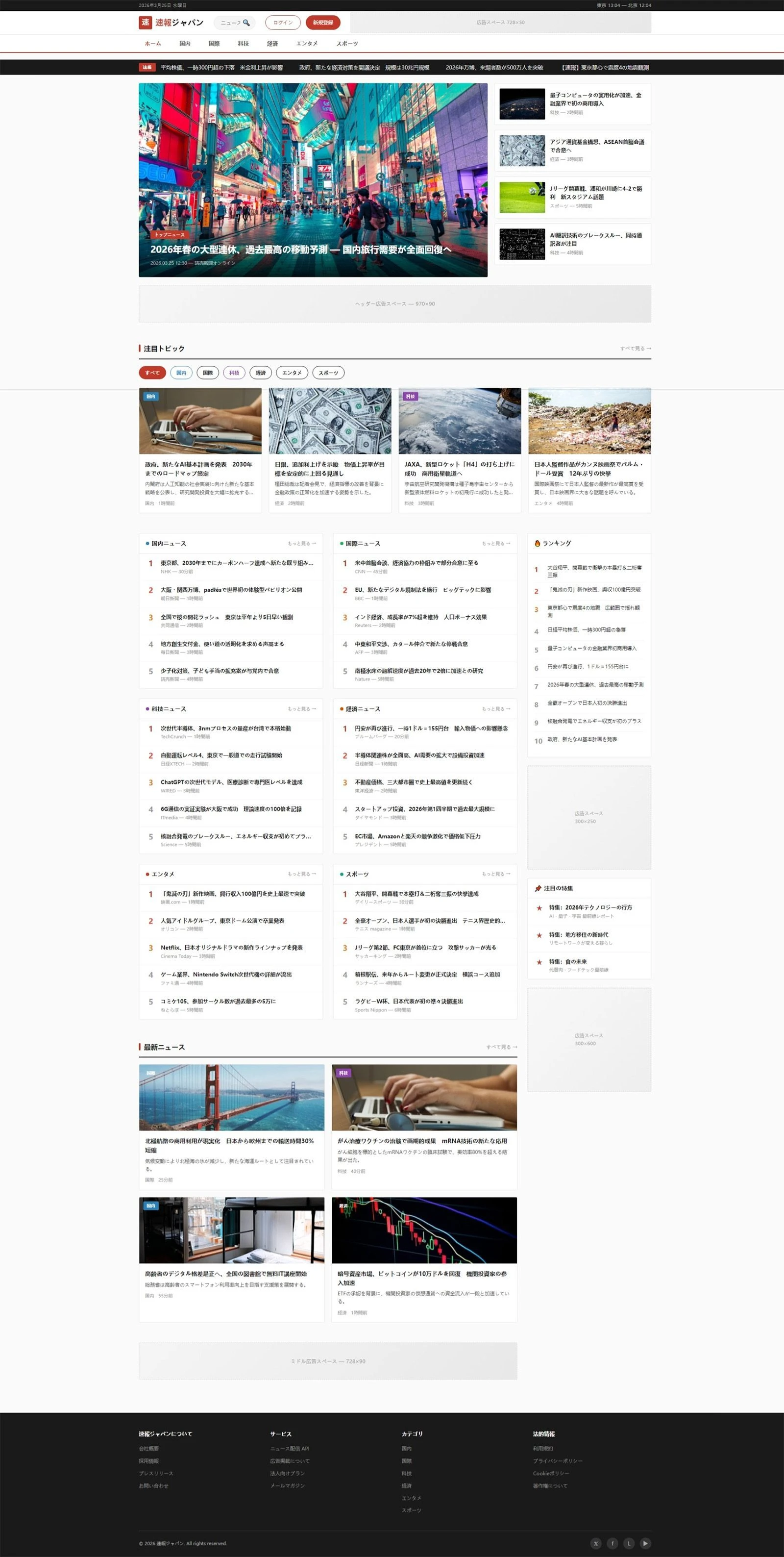 新闻门户首页 screenshot 1
